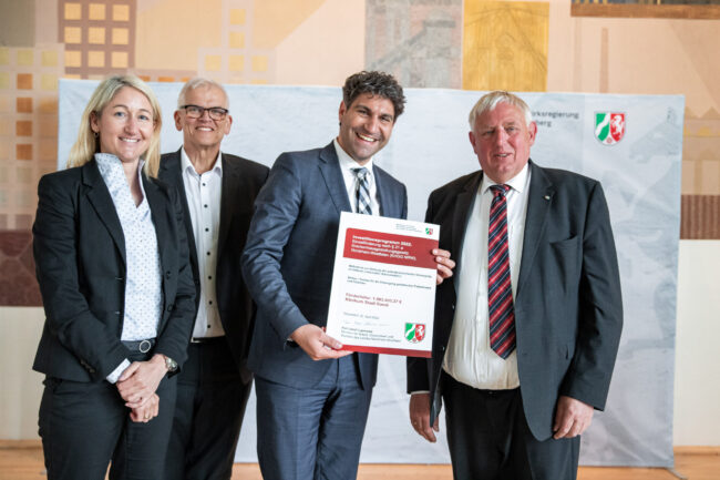 Übergabe der Fördermittel aus der Krankenhausförderung an das Klinikum Stadt Soest Foto: Bezirksregierung Arnsberg