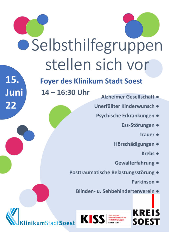 Plakat Selbsthilfetag 2022