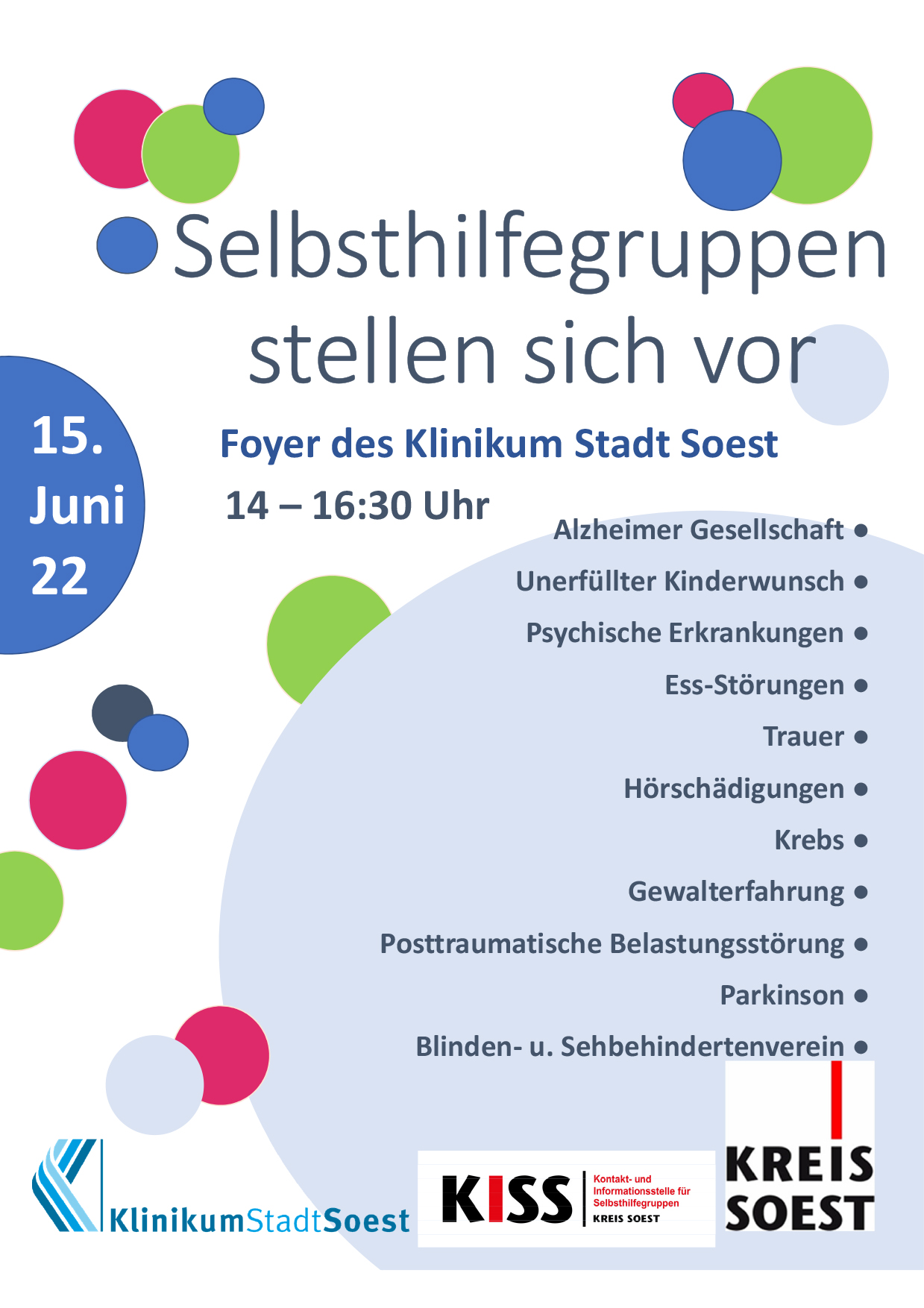 Plakat Selbsthilfetag 2022 Plakat Selbsthilfetag 2022