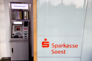 Geldautomat der Sparkasse im KlinikumStadtSoest