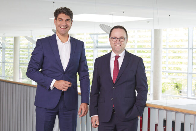 Christan Schug und Christian Straub Christan Schug und Christian Straub, Geschäftsführer des Klinikums Stadt Soest
