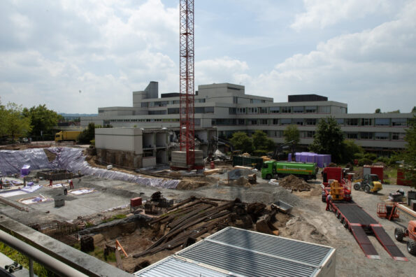 Bau des Ärztehauses am Klinikum
