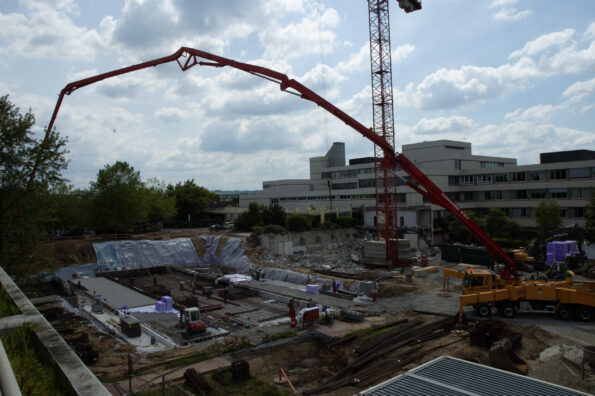 Bau des Ärztehauses am Klinikum