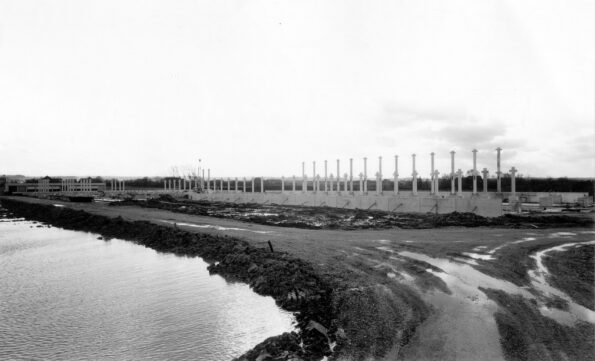 Bau des Stadtkrankenhauses am Senator-Schwartz-Ring