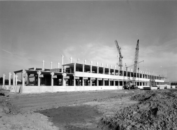 Bau des Stadtkrankenhauses am Senator-Schwartz-Ring