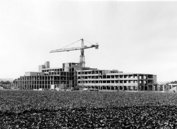 Bau des Stadtkrankenhauses am Senator-Schwartz-Ring