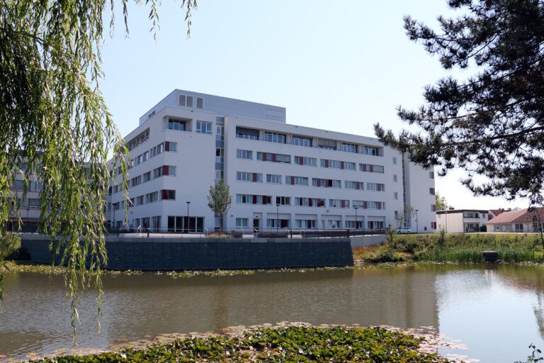 Blick auf das Klinikum und den Ententeich 2015 Blick auf das Klinikum und den Ententeich 2015