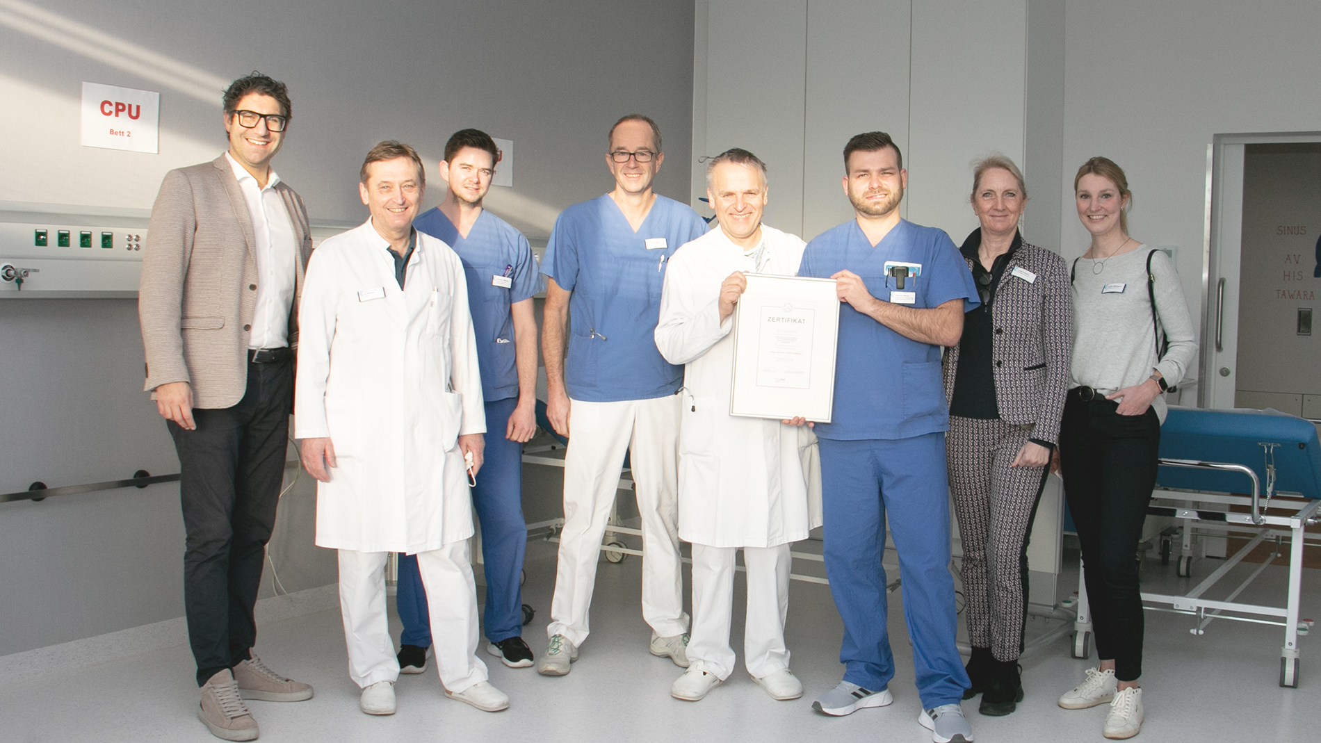 Chest Pain Unit im KlinikumStadtSoest offiziell zertifiziert Die Chest Pain Unit im KlinikumStadtSoest ist jetzt offiziell zertifiziert