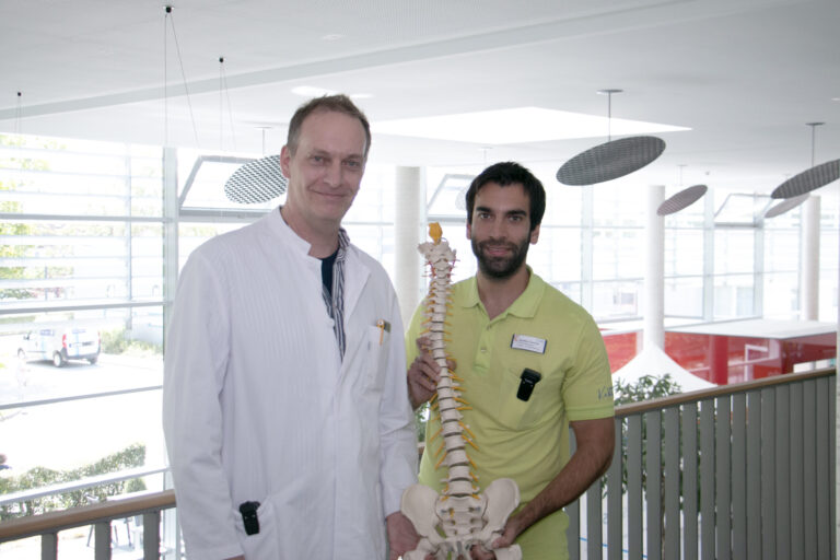 Rückengesundheit 2023 Dr. med. Sebastian Lücke (links) und Steffen Fischer.