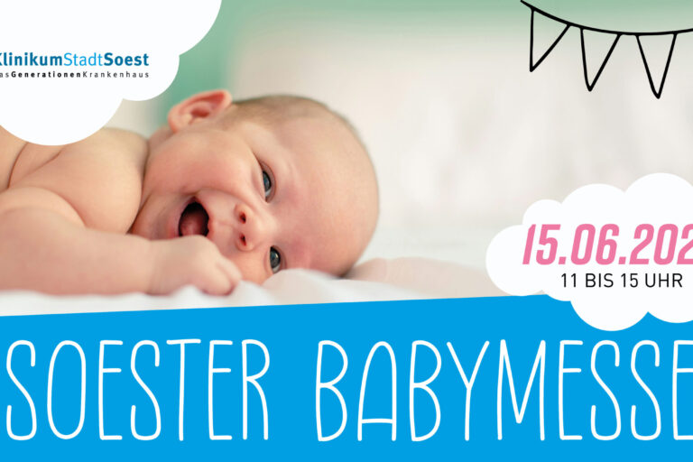 Header Babymesse 2024 4. Soester Babymesse am 15.06.2024 im KlinikumStadtSoest