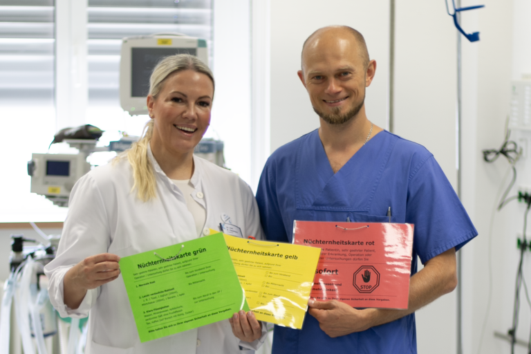 Neues Nüchternheitskonzept im Klinikum Dr. Kathrin Hasemann und Ivan Razumovich stellen das neue Nüchternheitskonzept im KlinikumStadtSoest vor
