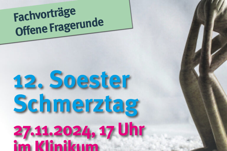 12. Soester Schmerztag 12. Soester Schmerztag im KlinikumStadtSoest