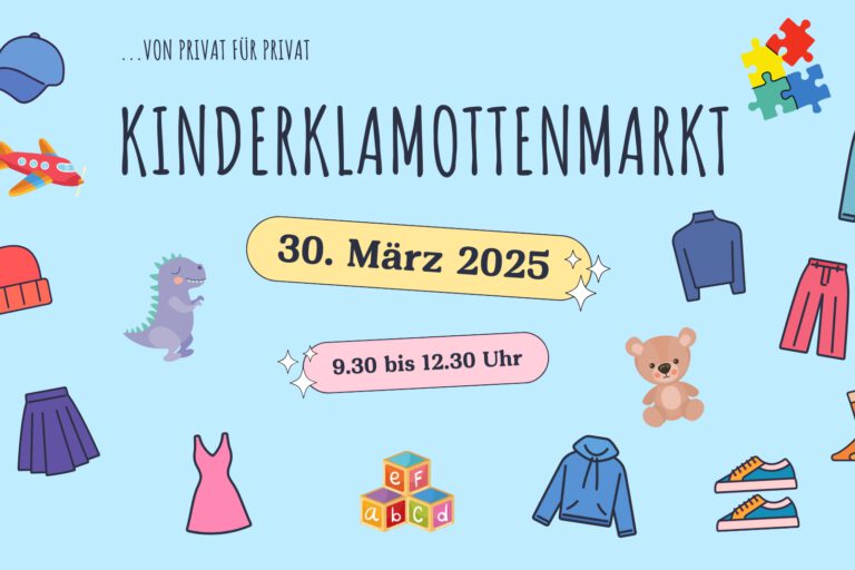 Kinderklamottenmarkt am 30.03.2025 Kinderklamottenmarkt am 30.03.2025 im Forum Familie des KlinikumStadtSoest