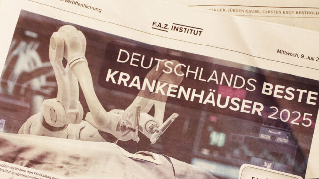 FAZ: Deutschlands beste Krankenhäuser 2025 FAZ: Deutschlands beste Krankenhäuser 2025