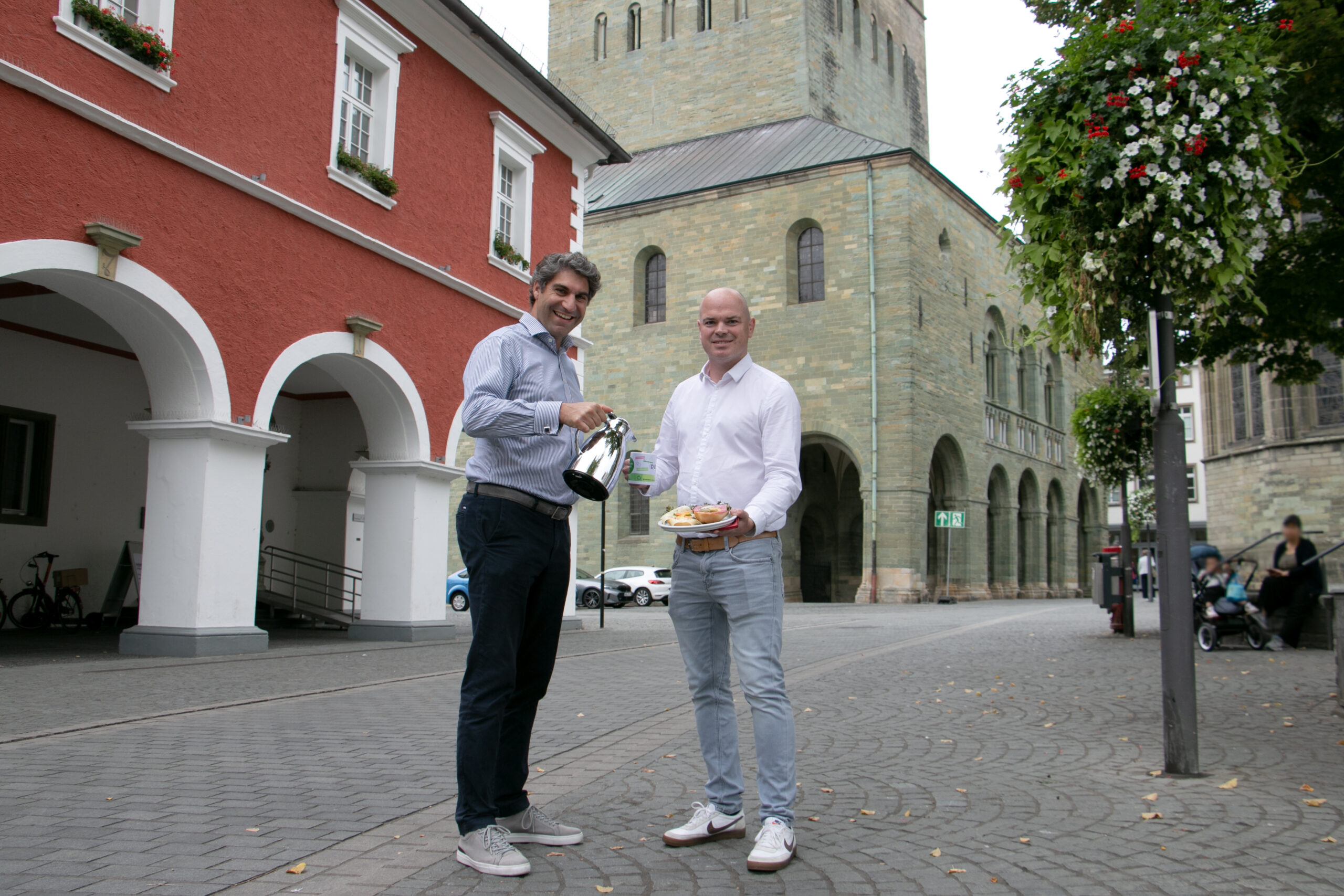 Fusionsfrühstück 2025 Die Geschäftsführer Christian Schug (links) und Tobias Franke laden stellvertretend für das CKS zum Fusionsfrühstück am 20.09. ein.